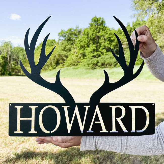 Deer Antler Monogram