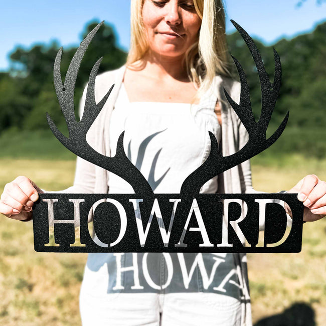 Deer Antler Monogram