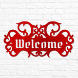 Gothic Welcome Doorplate
