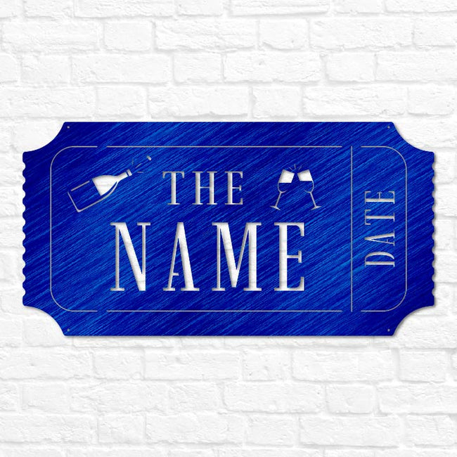 Ticket Stub Monogram