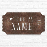 Ticket Stub Monogram