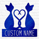 Two Cat Heart Monogram