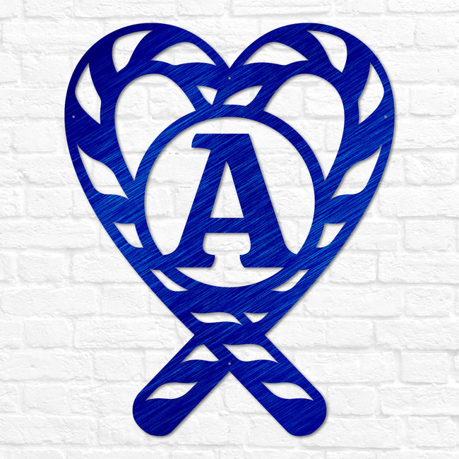 Candy Cane Letter Monogram