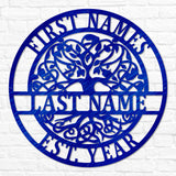 Circle Tree of Life Monogram