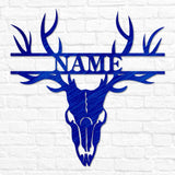Deer Skull Antler Monogram