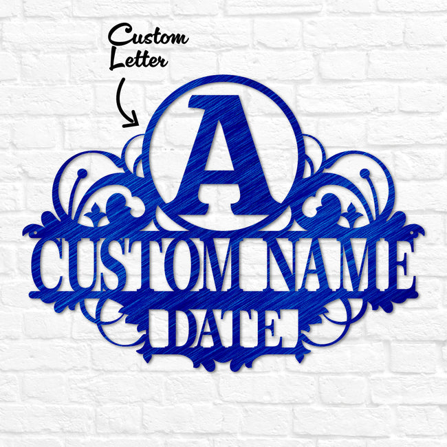 Family Name Letter Ornament