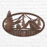 Camping Oval Monogram