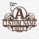 Family Name Letter Ornament