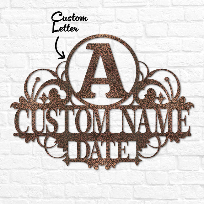 Family Name Letter Ornament