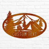 Camping Oval Monogram