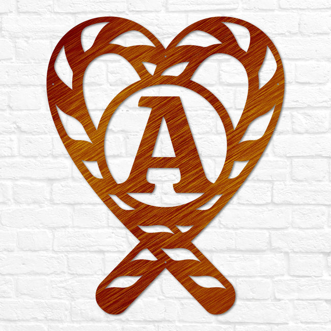 Candy Cane Letter Monogram