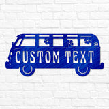Hippie Van Name Sign