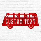 Hippie Van Name Sign