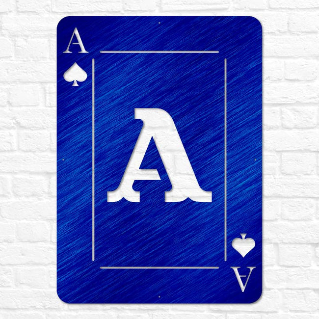 Playing Card Letter Monogram