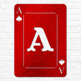 Playing Card Letter Monogram