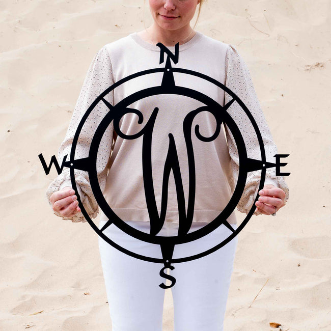 Compass Letter Monogram