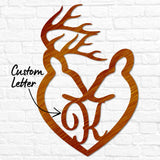Deer Heart Letter Monogram