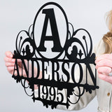 Family Name Letter Ornament