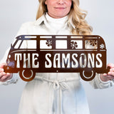 Hippie Van Name Sign
