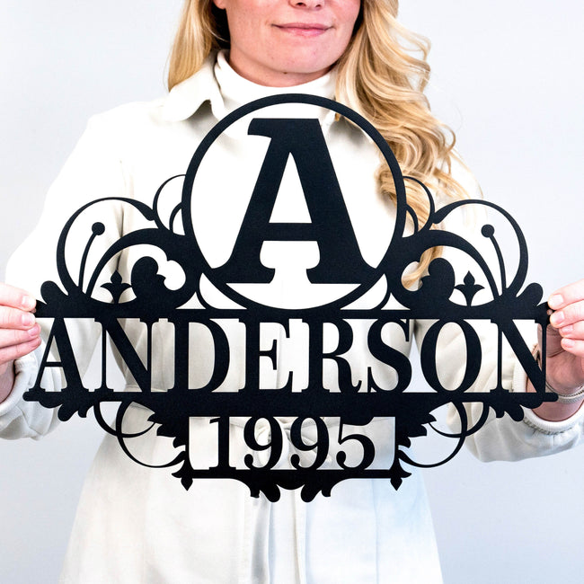 Family Name Letter Ornament