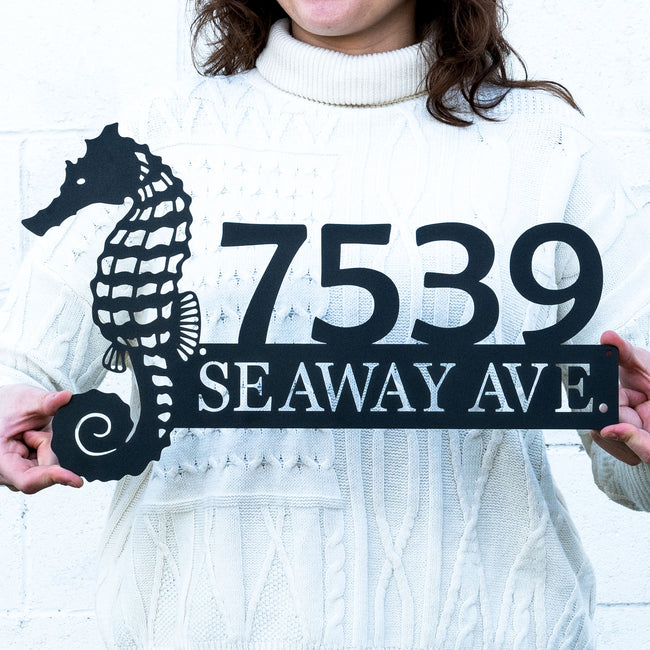 Coastal Address Sign