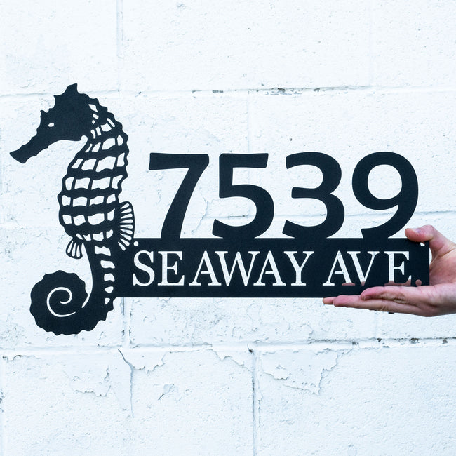 Coastal Address Sign