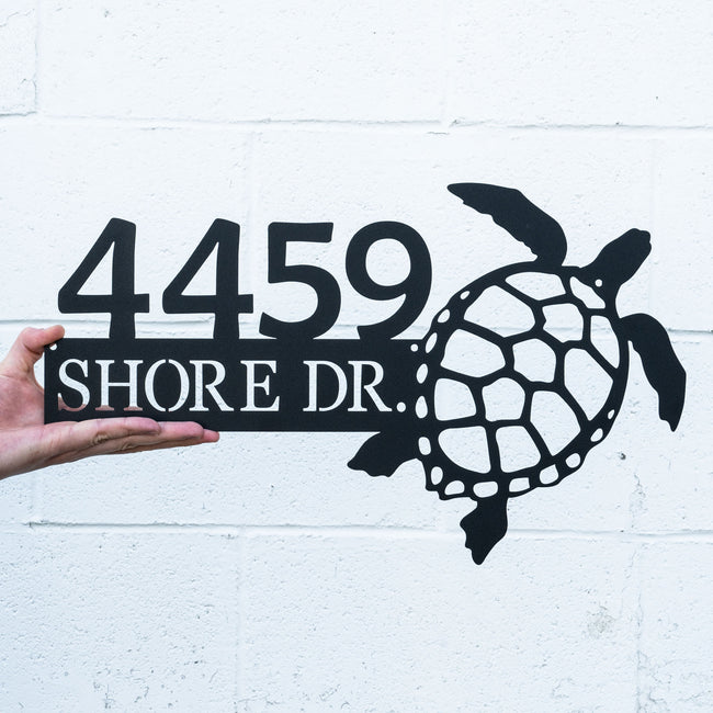 Coastal Address Sign