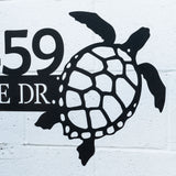 Coastal Address Sign