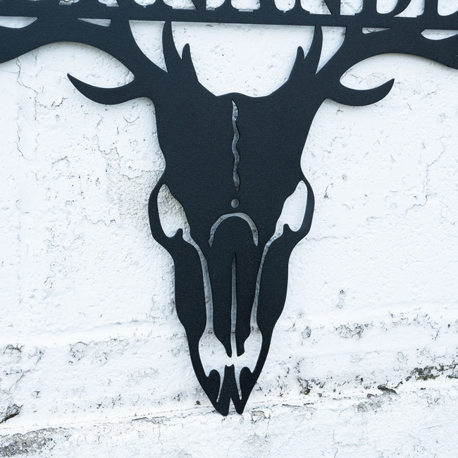 Deer Skull Antler Monogram