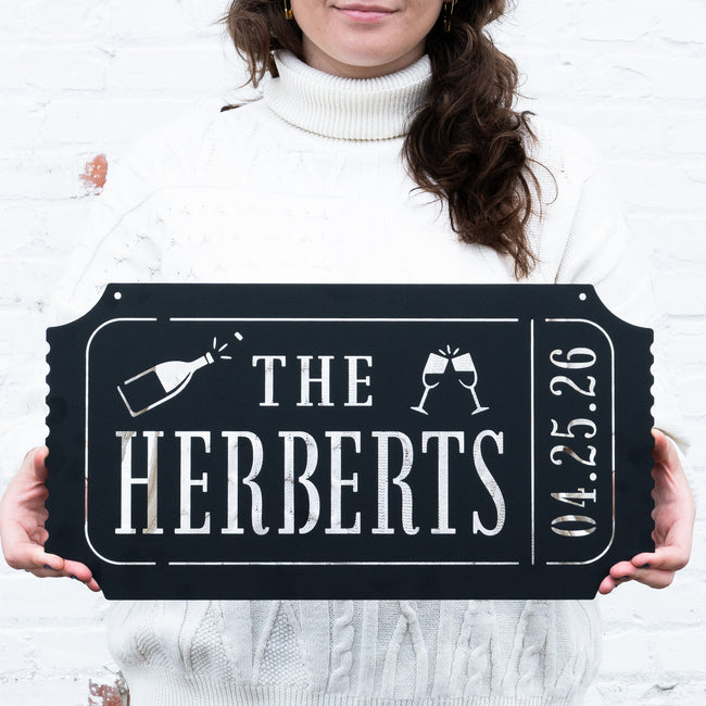 Ticket Stub Monogram