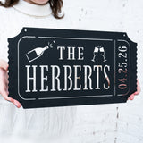 Ticket Stub Monogram