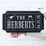 Ticket Stub Monogram