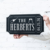 Ticket Stub Monogram