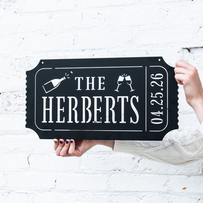 Ticket Stub Monogram