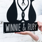 Two Cat Heart Monogram