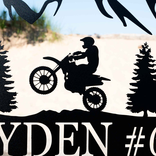 Dirt Bike Outdoor Monogram