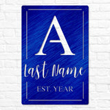 Established Letter Plaque