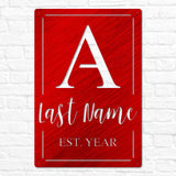 Established Letter Plaque