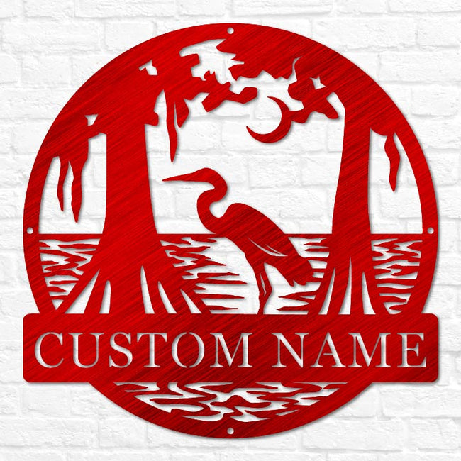 Heron Outdoor Monogram