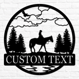 Horse Equestrian Outdoor Monogram