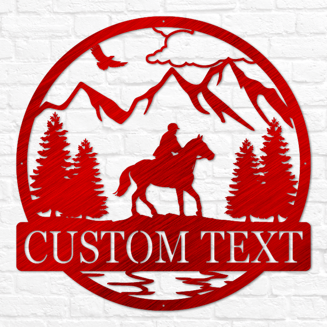 Horse Equestrian Outdoor Monogram