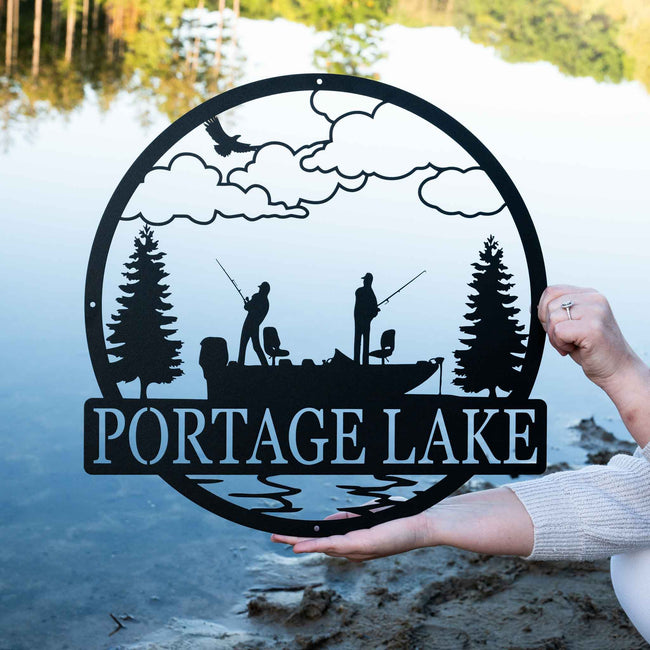 Fishing Boat Outdoor Monogram