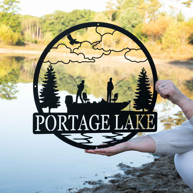 Fishing Boat Outdoor Monogram