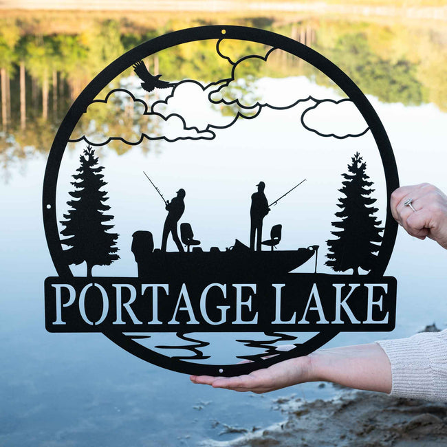 Fishing Boat Outdoor Monogram