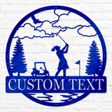 Golfer Outdoor Monogram