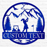 Golfer Outdoor Monogram