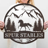Horse Outdoor Monogram