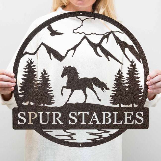 Horse Outdoor Monogram