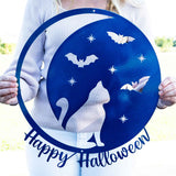 Halloween Cat Moon