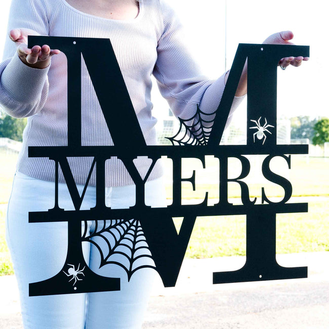 Halloween Split Monogram